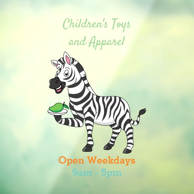 Funny zebra cartoon illustration (Sheet 3)