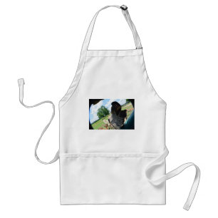 Funny Zebra Standard Apron