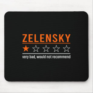 Funny Zelensky Conservative Republican Ukraine  Mouse Pad