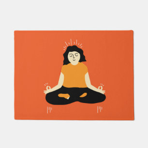 Funny Zen Welcome Door Mat