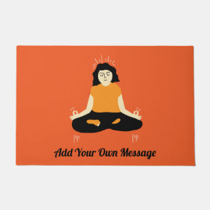 Funny Zen Welcome Door Mat