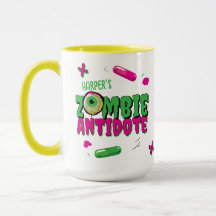 Funny Zombie Antidote Shhh... 