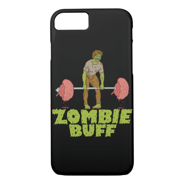 Funny Zombie Buff Weight Lifter Case-Mate iPhone Case (Back)