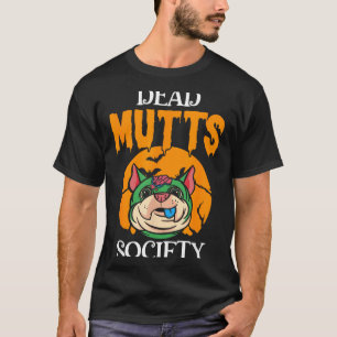 Funny Zombie Dog Lover Brains Halloween Dog T-Shirt
