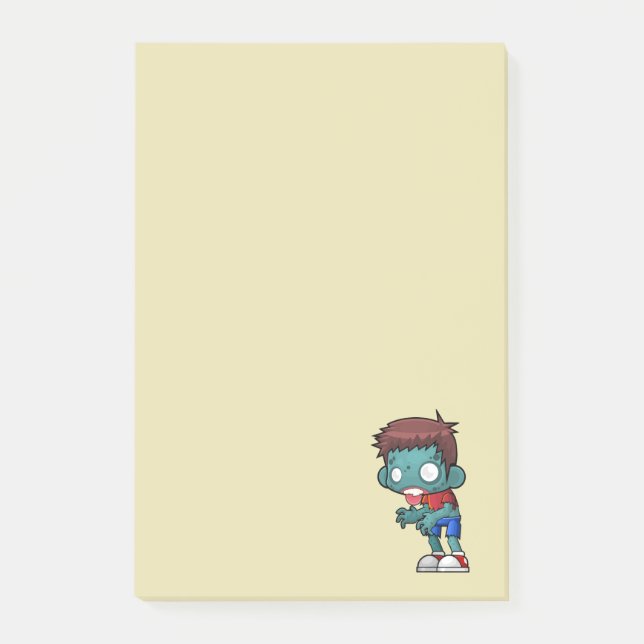 Funny Zombie Guy Post-it Notes (Front)