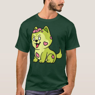Funny Zombie Husky Dog Halloween Animal Cute Monst T-Shirt
