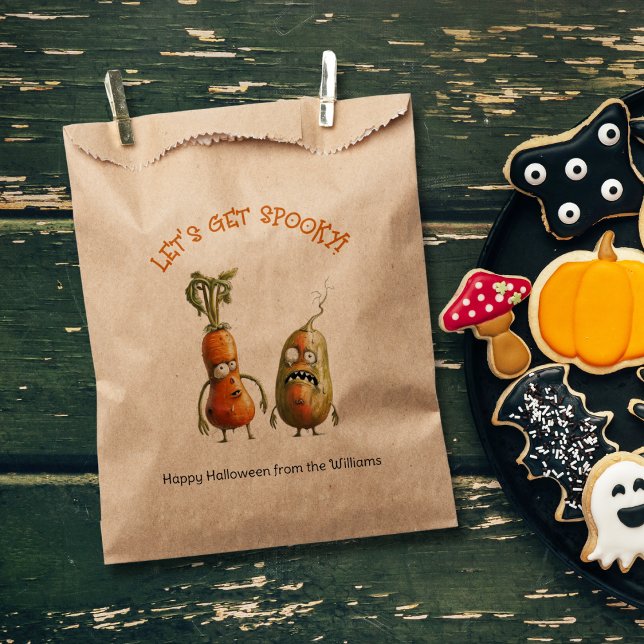 Funny zombie vegetables Halloween  Favour Bag (Creator Uploaded)