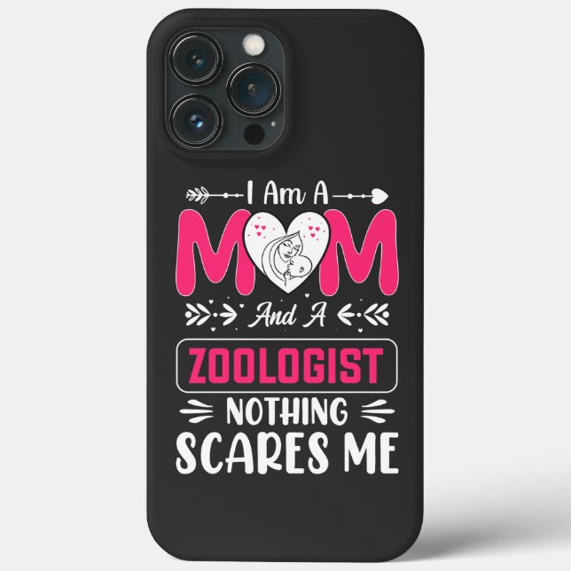Funny Zoologist Mum, Zoologist Mum Case-Mate iPhone Case (Back)