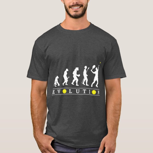 Funnyennis Evolution gift T-Shirt (Front)