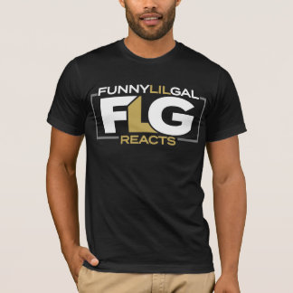 FunnyLilGalReacts Black & Gold Wrestling Shirt