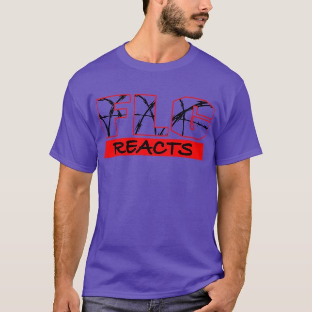 FunnyLilGalReacts Extreme Wrestling Shirt (purple) (Front)