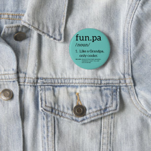 Funpa Like A Grandpa Only Cooler 6 Cm Round Badge