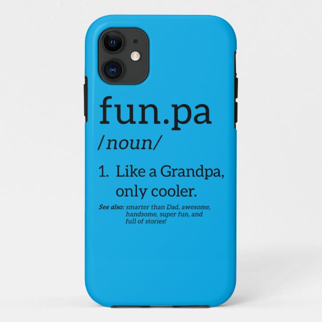 Funpa Like A Grandpa Only Cooler Case-Mate iPhone Case (Back)