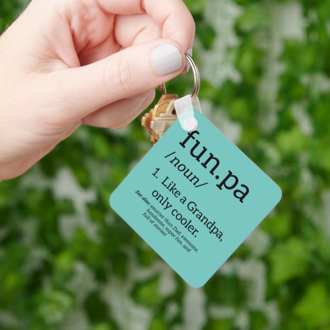 Funpa Like A Grandpa Only Cooler Key Ring (Hand)