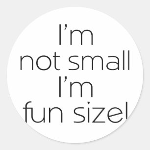 funsize classic round sticker