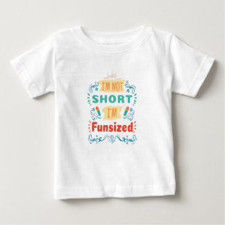 Funsized Adorable Design Yellow Blue Red Baby T-Shirt