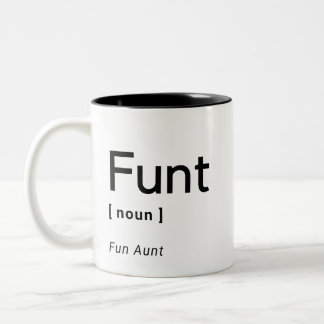 Funt Definition Mug | Funny Gift For Aunt