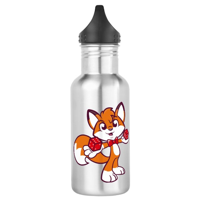 Funtastic Fox Gourmet 532 Ml Water Bottle (Left)