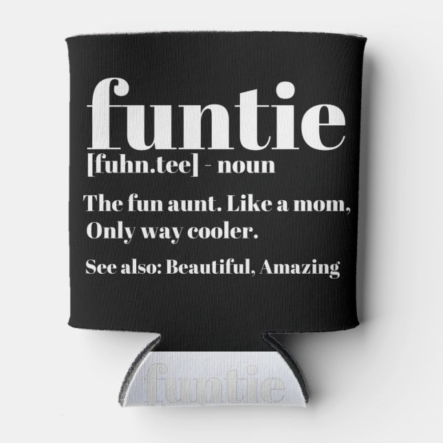 Funtie Definition Can Cooler (Front)