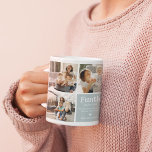 Funtie Photo Collage Definition Cute Modern Auntie Coffee Mug<br><div class="desc">Create your own photo collage coffee mug for a fun aunt - FUNTIE! Simply upload 9 of your favourite pictures and customise text. The teal block can be changed to any colour by clicking on 'Edit Using Design Too' in the drop down menu.</div>