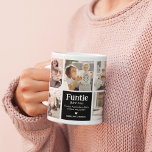 Funtie Photo Collage Definition Cute Modern Auntie Coffee Mug<br><div class="desc">Create your own photo collage coffee mug for a fun aunt - FUNTIE! Simply upload 9 of your favourite pictures and customise text. The trendy black square block can be changed to any colour by clicking on 'Edit Using Design Too' in the drop down menu.</div>