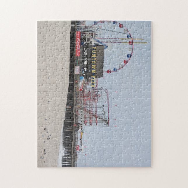 Funtown Pier Seaside Heights New Jersey Shore Jigsaw Puzzle (Vertical)