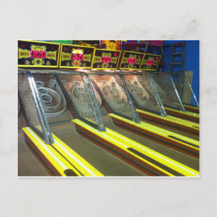 Funtown Pier Seaside Skee Ball Postcard