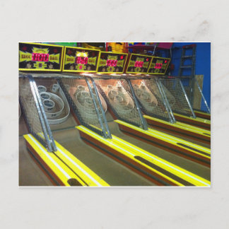 Funtown Pier Seaside Skee Ball Postcard