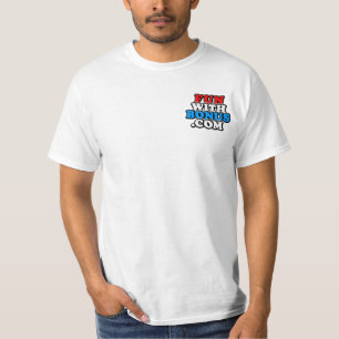 FunWithBonus.com Front Pocket #pinball - Two Sided T-Shirt