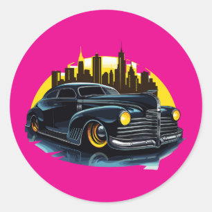 Funy bumper stickers2025 classic round sticker