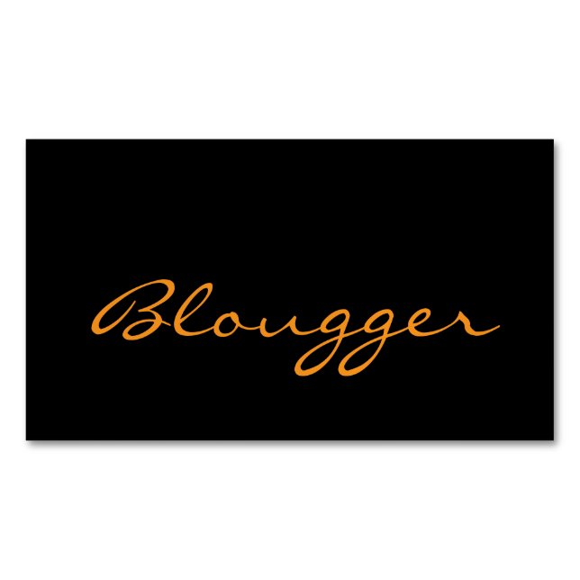 Funy business cards for blougger (Front)