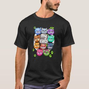 Funy Cat Design My Cats Cats T-Shirt