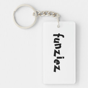 "Funziez" Slang Phrase Key Ring