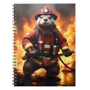 **"Fur and Flames: The Otter Fireman’s Backburning Notebook