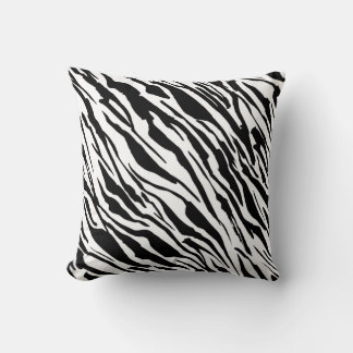 fur animals zebra skin print cushion