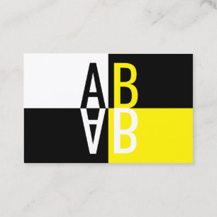 Für aussergewöhnliche Damen in schwarz weiß Visite Business Card