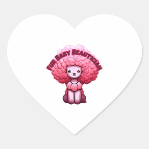 Fur-baby Beautician Gift For Groomer Heart Sticker