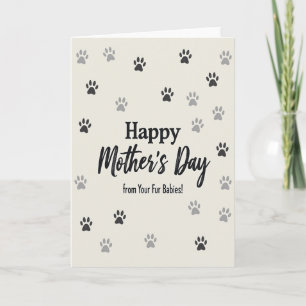 Fur Baby Mothers Day Card