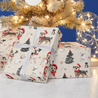 Fur Christmas Wrapping Paper