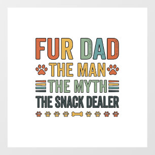 Fur Dad The Snack Dealer Vintage Dog Lover Shirt_1