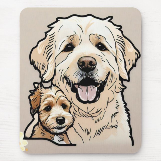 "Fur Ever Friends" Mouse Pad (Front)