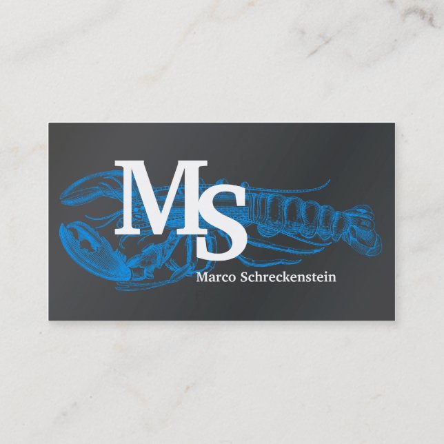 Für Köche und Foodstylisten Business Card (Back)