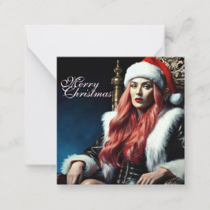Fur & Leather Diva – Merry Christmas Card