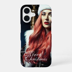 Fur & Leather Diva – Merry Christmas iPhone 16 Case
