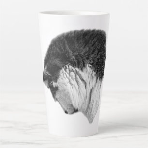 Fur, Light, and Stillness Latte Mug