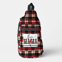 Fur Mama Plaid All Over Printed