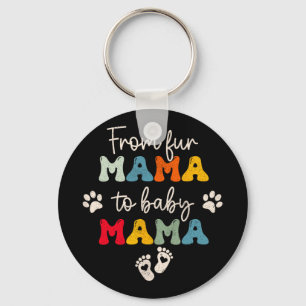 Fur Mama To Baby Mothers Day Key Ring