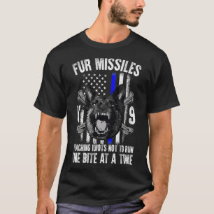 Fur Missiles Teaching Idiots Not To Run One Bite A T-Shirt