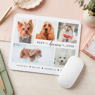 Fur Mum Gift Personalised Pet Photo Collage Mouse Pad