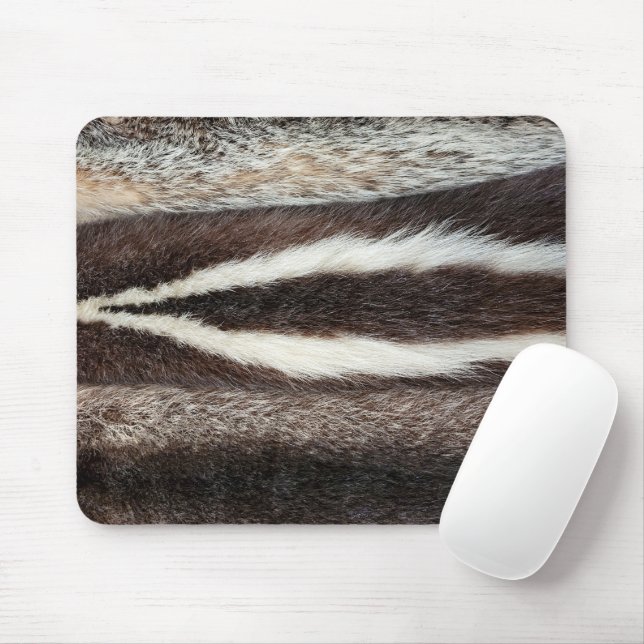 Fur Pelts Mouse Pad (With Mouse)